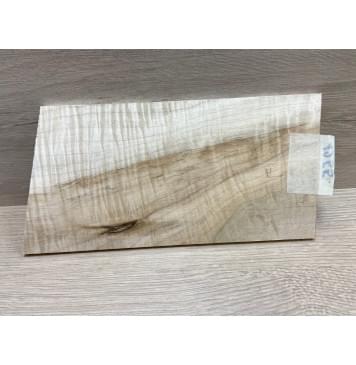 Клён Чёрный Явор, Волнистый заготовка накладки на головку грифа Смешанный А Волна АА 5.5х116х210-230 мм-2