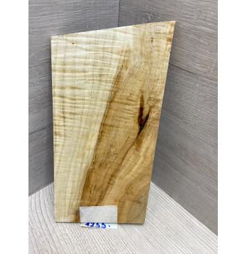 Клён Чёрный Явор, Волнистый заготовка накладки на головку грифа Смешанный А Волна АА 5.5х116х210-230 мм-0