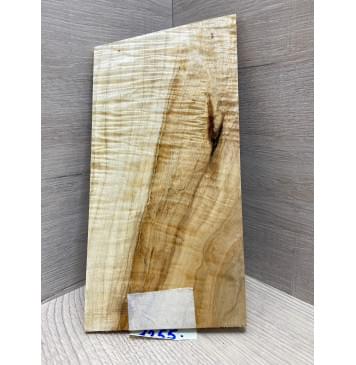 Клён Чёрный Явор, Волнистый заготовка накладки на головку грифа Смешанный А Волна АА 5.5х116х210-230 мм-6