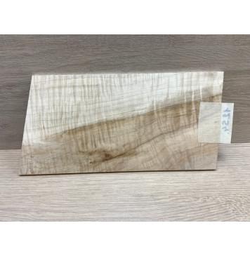 Клён Чёрный Явор, Волнистый заготовка накладки на головку грифа Смешанный А Волна АА 4х116х210-230 мм-2