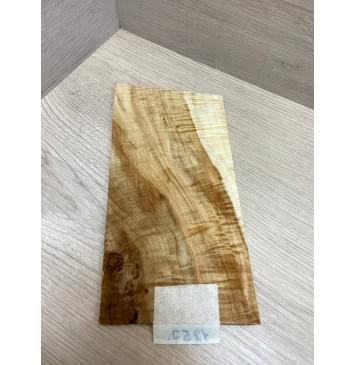 Клён Чёрный Явор, Волнистый заготовка накладки на головку грифа Смешанный АА Волна АА 5х116х210-230 мм-3