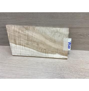 Клён Чёрный Явор, Волнистый заготовка накладки на головку грифа Смешанный АА Волна АА 6х116х210-230 мм-4