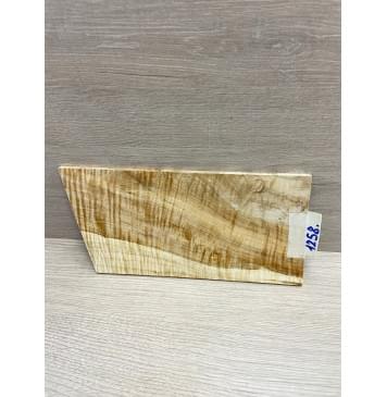 Клён Чёрный Явор, Волнистый заготовка накладки на головку грифа Смешанный АА Волна АА 6х116х210-230 мм-5