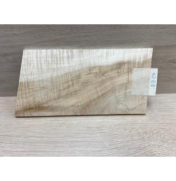 Клён Чёрный Явор, Волнистый заготовка накладки на головку грифа Смешанный А Волна АА 6.5х116х210-230 мм-5