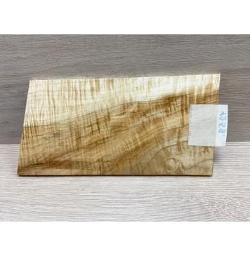 Клён Чёрный Явор, Волнистый заготовка накладки на головку грифа Смешанный А Волна АА 6.5х116х210-230 мм-1