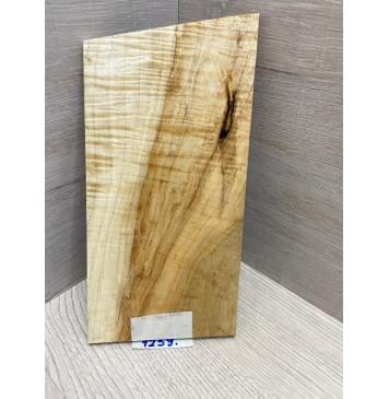 Клён Чёрный Явор, Волнистый заготовка накладки на головку грифа Смешанный А Волна АА 6.5х116х210-230 мм-2