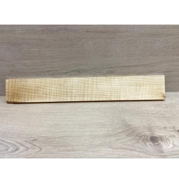 Клён Белый Явор, Волнистый заготовка накладки для электрогитары Смешанный ААА Волна АА 11.5х78х525 мм-10