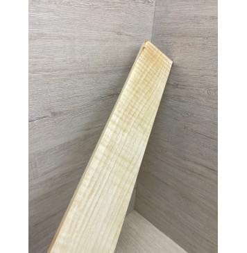 Клён Белый Явор, Волнистый заготовка накладки для электрогитары Смешанный ААА Волна АА 11.5х78х525 мм-0