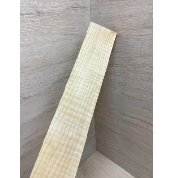 Клён Белый Явор, Волнистый заготовка накладки для электрогитары Смешанный ААА Волна АА 11.5х78х525 мм-7