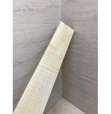 Клён Белый Явор, Волнистый заготовка накладки для электрогитары Смешанный ААА Волна АА 11.5х78х525 мм-6