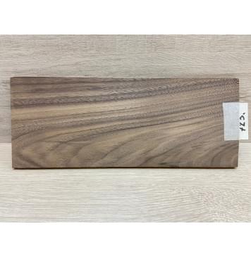 Орех Американский заготовка накладки на головку грифа Смешанный ААА 7х112х275 мм-0