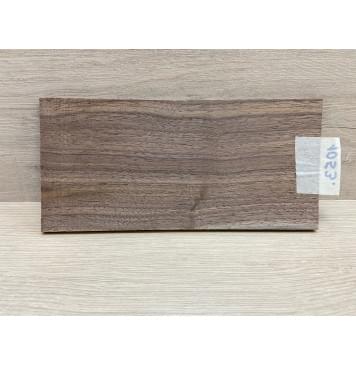 Орех Американский заготовка накладки на головку грифа Радиал АА 7х110х220 мм-1