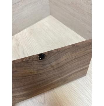 Орех Американский заготовка накладки на головку грифа Смешанный АА 6х110х220 мм-4