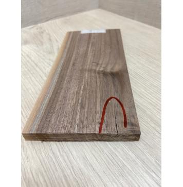 Орех Американский Заболонь заготовка накладки на головку грифа Радиал АА 10х103х220 мм-1