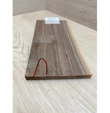 Орех Американский Заболонь заготовка накладки на головку грифа Радиал АА 10х103х220 мм-3