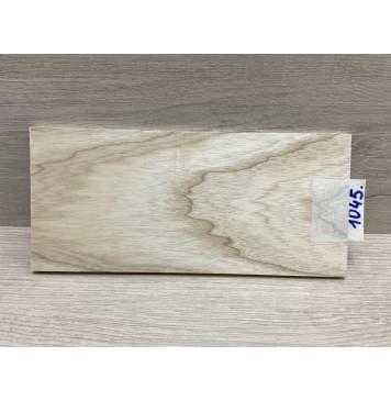 Ясень Белый заготовка накладки на головку грифа Тангент ААА 6х107х230 мм-0