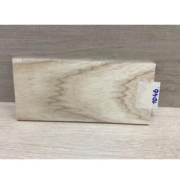 Ясень Белый заготовка накладки на головку грифа Тангент ААА 6х107х230 мм-0