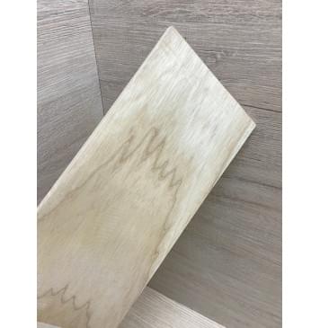 Ясень Белый заготовка накладки на головку грифа Тангент ААА 6х107х230 мм-4