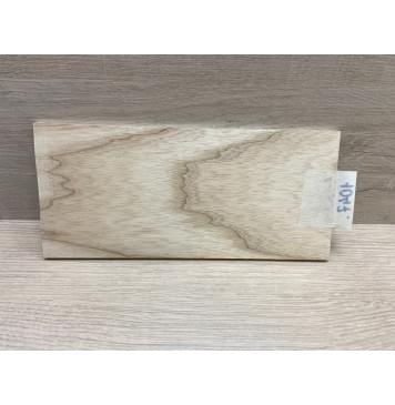 Ясень Белый заготовка накладки на головку грифа Тангент ААА 6х107х230 мм-3