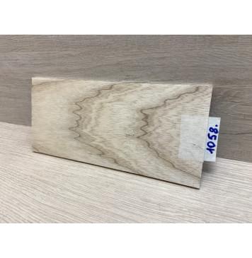 Ясень Белый заготовка накладки на головку грифа Тангент ААА 6х107х230 мм-6