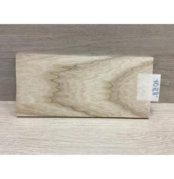 Ясень Белый заготовка накладки на головку грифа Тангент ААА 6х107х230 мм-5