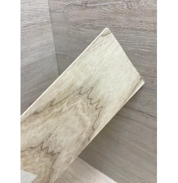 Ясень Белый заготовка накладки на головку грифа Тангент ААА 6х107х230 мм-2