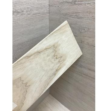 Ясень Белый заготовка накладки на головку грифа Тангент ААА 6х107х230 мм-1