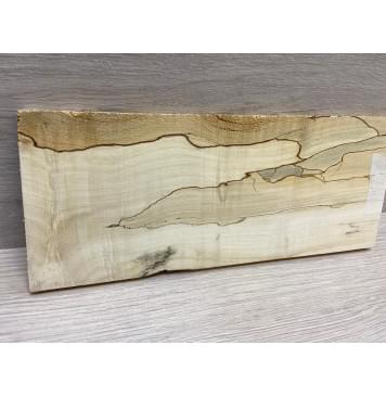 Клён Американский Spalted заготовка накладки на головку грифа Смешанный АА 8х100х245 мм-5