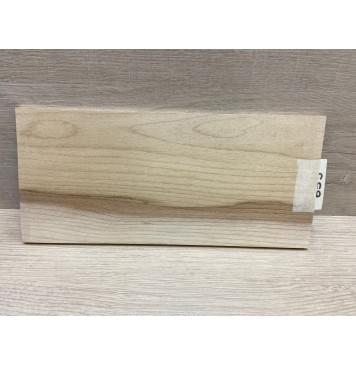 Клён Чёрный заготовка накладки на головку грифа Смешанный ААА 7х119х255 мм-0