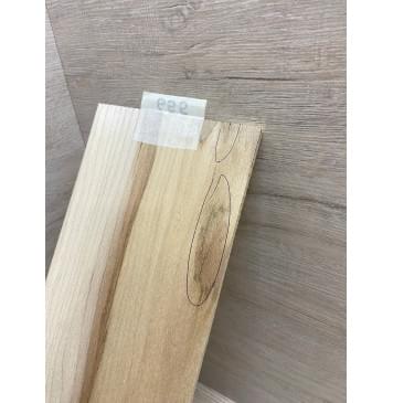 Клён Чёрный заготовка накладки на головку грифа Смешанный ААА 7х119х255 мм-3