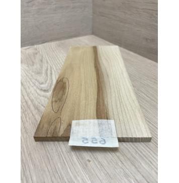 Клён Чёрный заготовка накладки на головку грифа Смешанный ААА 7х119х255 мм-2