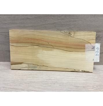 Клён Американский Spalted заготовка накладки на головку грифа Смешанный ААА 6х103х210 мм-5