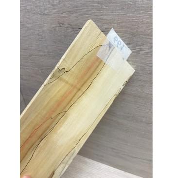 Клён Американский Spalted заготовка накладки на головку грифа Смешанный ААА 6х103х210 мм-4