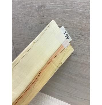 Клён Американский Spalted заготовка накладки на головку грифа Смешанный ААА 6х103х210 мм-3