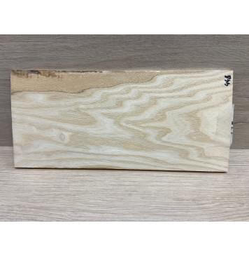 Ясень Белый заготовка накладки на головку грифа Тангент ААА 7х86-110х240 мм-0