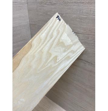 Ясень Белый заготовка накладки на головку грифа Тангент ААА 7х86-110х240 мм-6