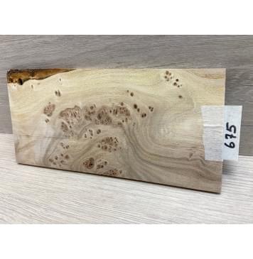 Карагач Кап заготовка накладки на головку грифа Смешанный ААА 5х106х220 мм-1