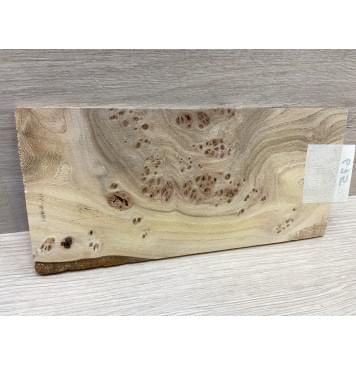 Карагач Кап заготовка накладки на головку грифа Смешанный ААА 5х106х220 мм-4