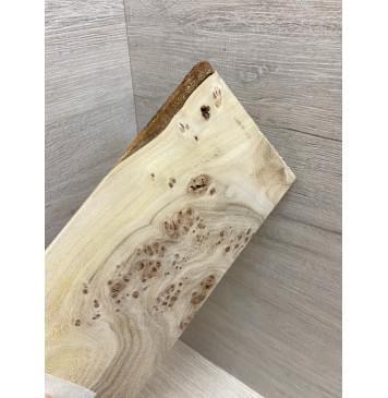 Карагач Кап заготовка накладки на головку грифа Смешанный ААА 5х106х220 мм-7