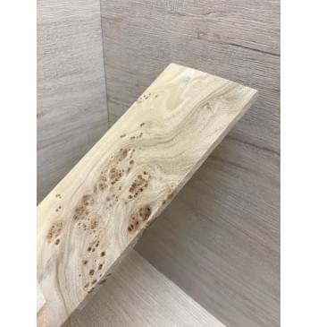 Карагач Кап заготовка накладки на головку грифа Смешанный ААА 4,5х95х220 мм-4