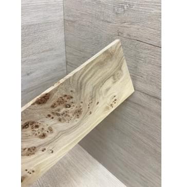 Карагач Кап заготовка накладки на головку грифа Смешанный ААА 4,5х95х220 мм-3