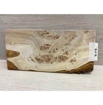 Карагач Кап заготовка накладки на головку грифа Смешанный ААА 6х106х220 мм-0