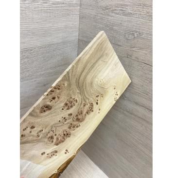 Карагач Кап заготовка накладки на головку грифа Смешанный ААА 6х106х220 мм-6