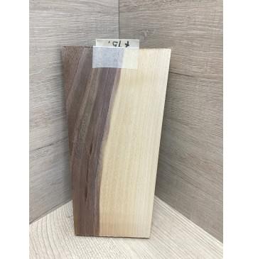 Орех Американский Заболонь заготовка накладки на головку грифа Смешанный ААА 10х92-112х210 мм-2