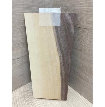 Орех Американский Заболонь заготовка накладки на головку грифа Смешанный ААА 10х92-112х210 мм-1