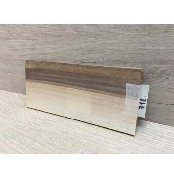 Орех Американский Заболонь заготовка накладки на головку грифа Радиал АА 8х95х210 мм-1