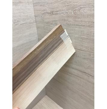 Орех Американский Заболонь заготовка накладки на головку грифа Радиал АА 8х95х210 мм-4