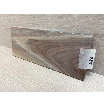 Орех Американский Заболонь заготовка накладки на головку грифа Тангент ААА  7х106х255 мм-7