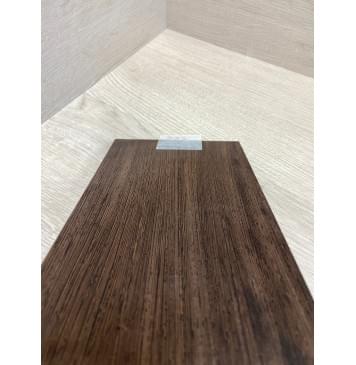 Венге заготовка накладки на головку грифа Радиал ААА 7.5х137х250 мм-3