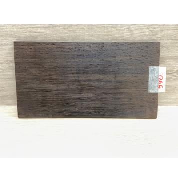 Венге заготовка накладки на головку грифа Радиал ААА 6х137х250 мм-0